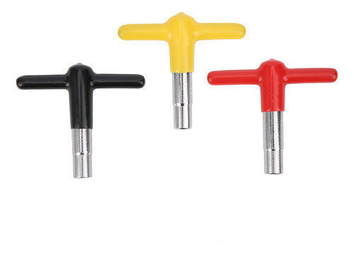 Llave En Forma De T De Llave De Tambor 3pcs Con Protector De