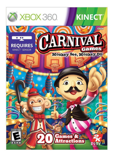 Carnival Games: Monkey See, Monkey Do  Standard Edition 2k Games Xbox 360 Físico