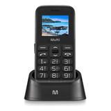 Celular Telefone Simples Para Idoso C/ Base Multilaser P9121