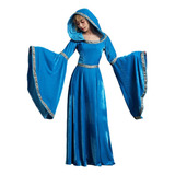 Tom Vestido Princesa Retro Medieval Europeo Halloween