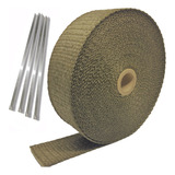 Fita Térmica Escapamento Termotape Titanium 10 Metros 04 Zip