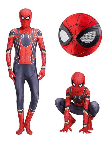 Traje De Una Pieza Spiderman Tights Niños Adultos