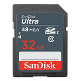 Tarjeta De Memoria Sandisk Sdsdunb-032g-gn3in  Ultra 32gb