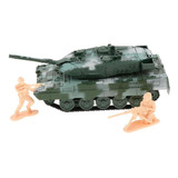 Modelo De Tanque Pesado De Aleación Con Soldados
