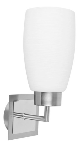 Lámpara De Interior Para Sobreponer Baño/recamara Base E27 Color Cristal Opalino