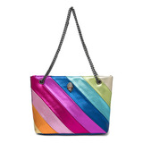 Bolso De Hombro Para Mujer Eagle Head Rainbow