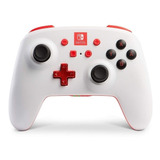 Joystick Inalámbrico Acco Brands Powera Enhanced Wireless Controller For Nintendo Switch White Y Red
