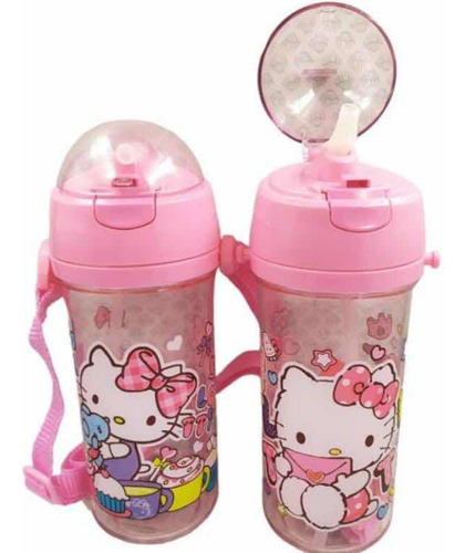 Botilo Termo Plastico Hello Kitty Grande 600ml