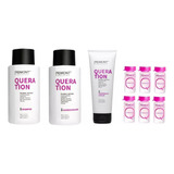 Kit Primont Queration Shampoo Balsam Mascarilla Ampollas 