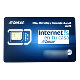 Chip Para Modem Telcel Internet Casa Hogar Ilimitado 4g Y 5g