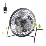 Ventilador De Escritorio Usb 4 Pulgadas Sunoffer Metálico