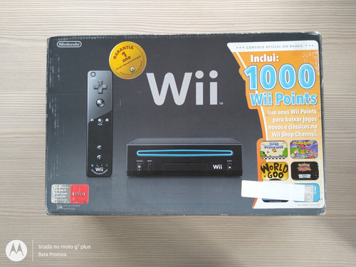 Nintendo Wii Black Na Caixa 