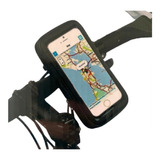 Porta Celular Gps Impermeable Moto Bicicleta Gira 360°