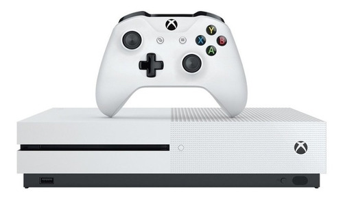 Xbox One S 1 Tb Microsoft Nf Controle Original + 1 Jogo Xone