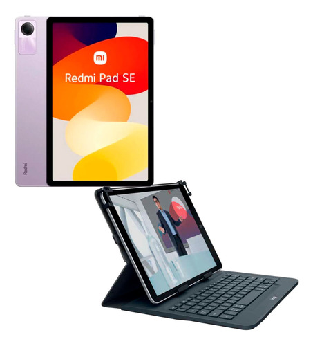 Combo Tablet Xiaomi Redmi Pad Se 4gb-128gb Lavanda + Funda L