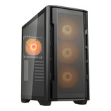 Gabinete Gamer Cougar Uniface Rgb Black 4 Fan