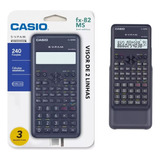 Calculadora Científica Casio Fx-82ms Dh 2nd 240f Svpam Preta