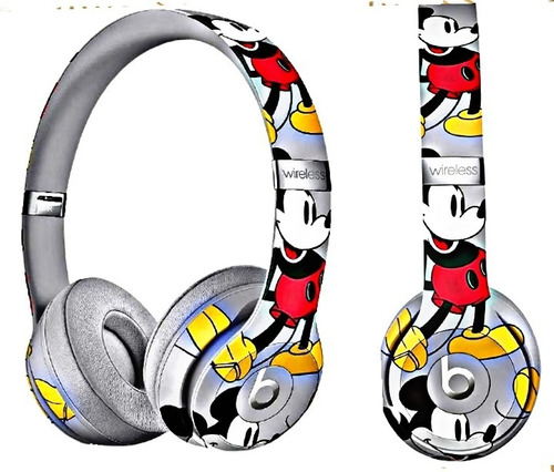 Audífonos Diadema Bluetooth Mickey Mouse Inalámbrico 3.5mm.k