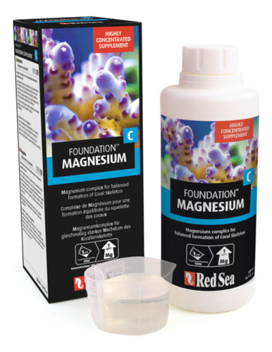 Reef Fundation Mg 500 Ml Red Sea Aditivo De Magnesio Reef 