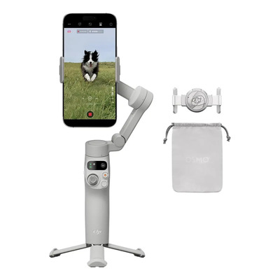 DJI Osmo Mobile 7 Estabilizador iPhone, Android, Trípode Integrado, Ultraligero, ActiveTrack 7.0, ShotGuides, Edición con un Toque, 10 Horas de Uso | Meses sin interés