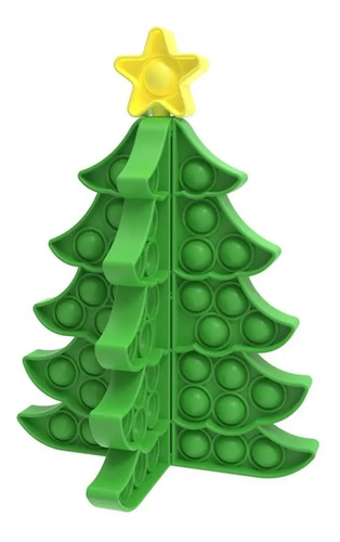 Pop It Árbol Navideño Juguete Sensorial 3d Antiestrés.