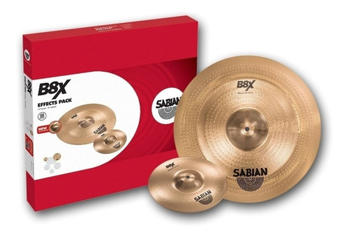 Sabian Platillo 10 Splash 18 China B8 Efects Pack 45005x