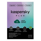 Antivirus Kaspersky Plus Para 10 Dispositivos Vig 1 Año