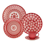 Set Juego De Vajilla X 30 Piezas Porcelana Renda Oxford 