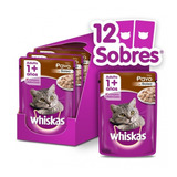 Pouch Sobrecito Whiskas Gato 85 Grs Pavo Caja X 12 Uds. 