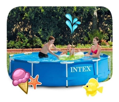 Pileta Pvc Estructural Redonda 305x76cm 4485lt Intex