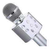 Micrófono Karaoke Ws-858 Parlante Inalámbrico Bluetooth New