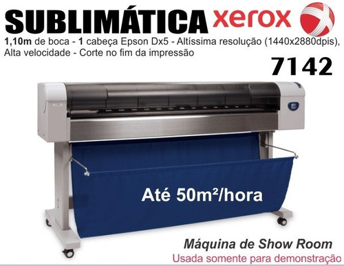 Ploter Xerox 7142 Sublimação Ou Engenharia