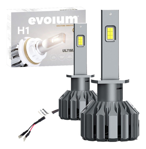 Kit Focos Led Para Auto 15000 Lumenes Luz Blanca Faros Luces