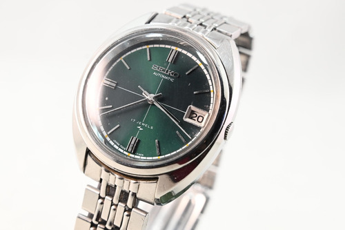 Reloj Seiko Automatic Verde Oscuro Vintage
