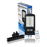 Lámpara Solar Exterior 225 Led 2pz Recargable Sensor Control