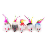 Juguete 30pzas P/gato Pawffy Raton Color Variado Sunny Color Blanco