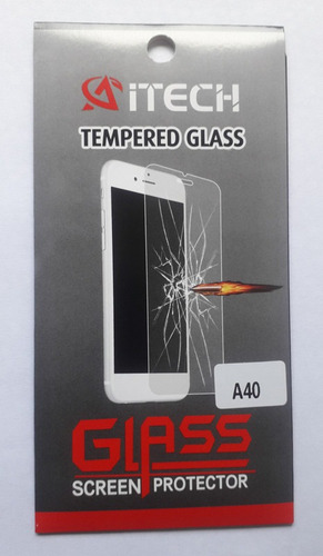 Vidrio Templado Para Samsung A40 Film Protector Pantalla