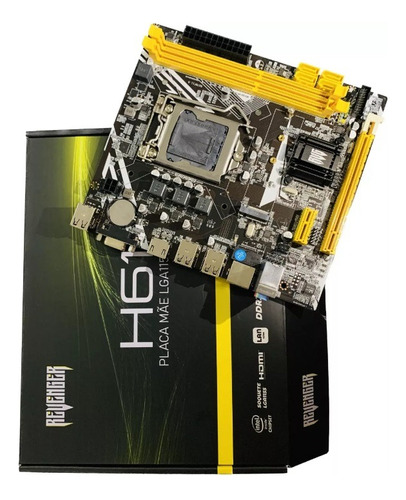 Kit Pl Mãe H61 + Proc I5 3470  + Mem 8 Gb Ddr3 + Cooler