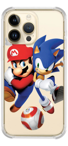Capinha Compativel Modelos iPhone Mario Sonic 1199
