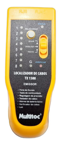 Kit Localizador E Testador Cabos Zumbidor Tx1500 - Multitoc