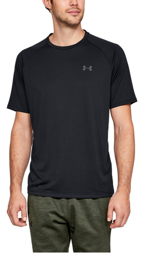 Polera Hombre Ua Tech 2.0 Ss Tee-b Negro Under Armour