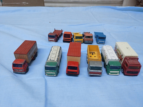 Lote De Camiones Matchbox De Carga Vintage Algunos Detalles