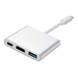 Cabo Adap Usb 3.1 Tipo C Thunderbolt 3.0 X Hdmi Usb 3 Tipo C