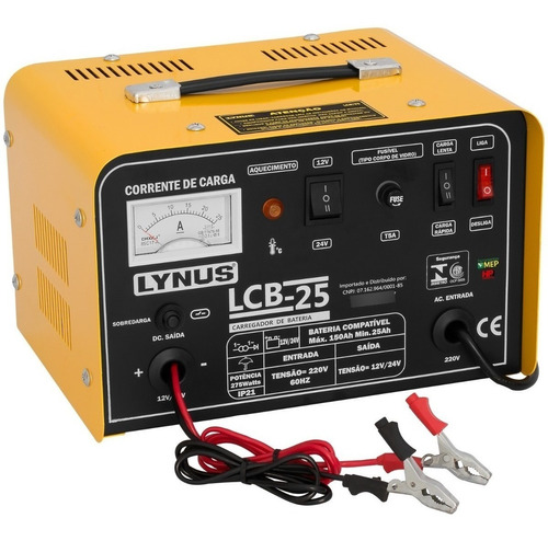 Carregador Baterias Automotivo 12 E 24 Volts Até 150ah Cl2