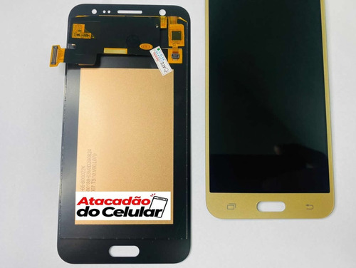 Display Touch Compatível J500 J5 Dourado + Cola T7000