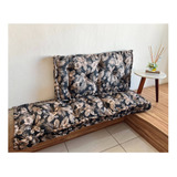 Almofada Futon Turca 115x35x10 Impermeável Assento Banco