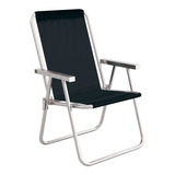 Sillón Playero Pescador Alto Director Aluminio Reposera Mor