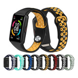 8 Correas Para Huawei Band 6 / 6 Pro / Honor Band 6 Silicona