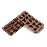 Forma 3d De Silicone Mini Bombom Chocolate Natal Silikomart