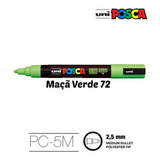 Apple Pen Verde Posca Uniball Pc-5m